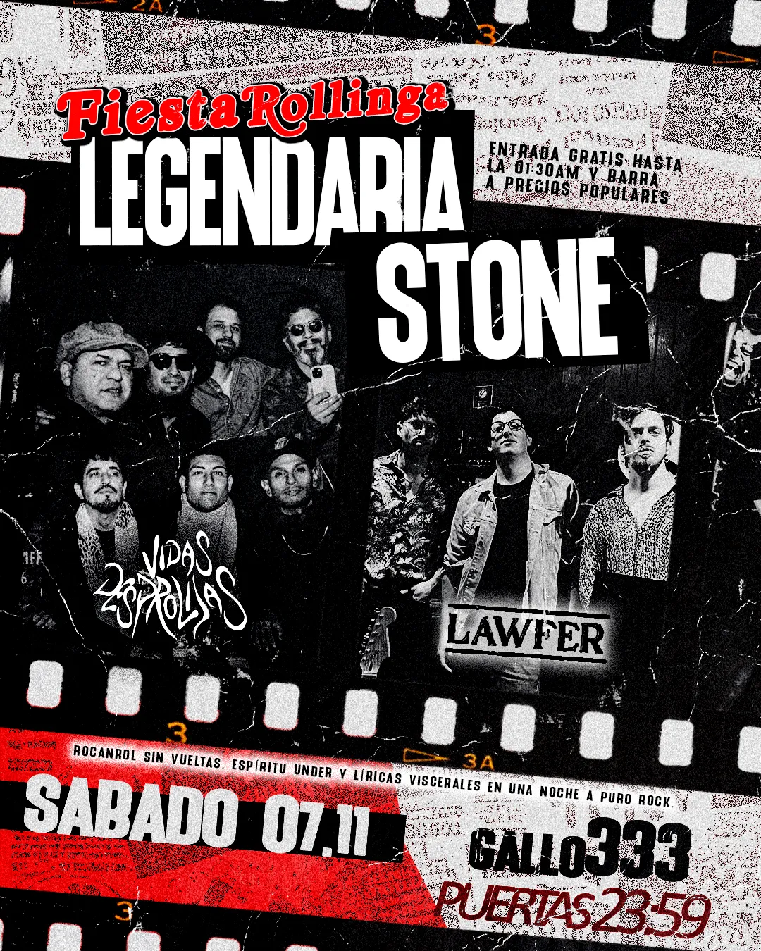 Legendaria Abasto 07/11 - Vidas Desprolijas + Lawfer