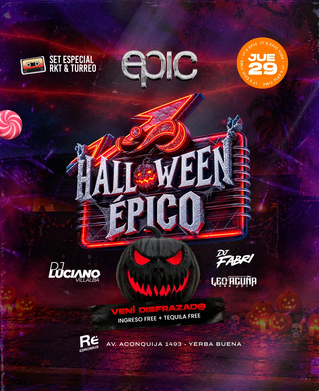 EPIC HALLOWEN JUE 29