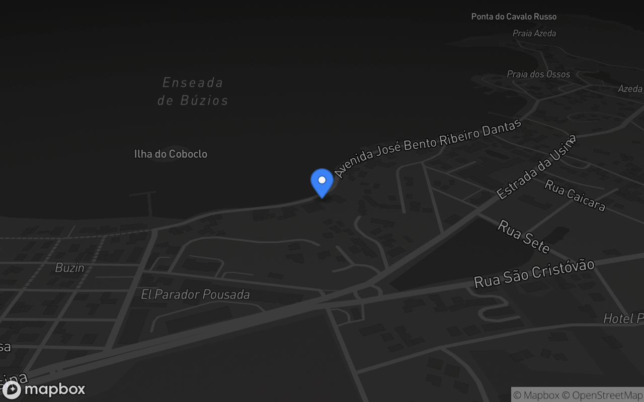 Mapa de Privilège Búzios - Avenida José Bento Ribeiro Dantas - Centro